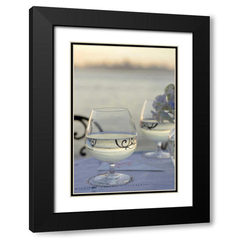 Dream Cafe Golden Gate Bridge - 81 Black Modern Wood Framed Art Print with Double Matting by Blaustein, Alan