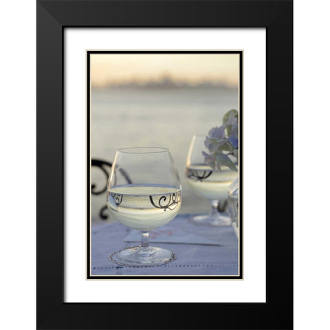 Dream Cafe Golden Gate Bridge - 81 Black Modern Wood Framed Art Print with Double Matting by Blaustein, Alan