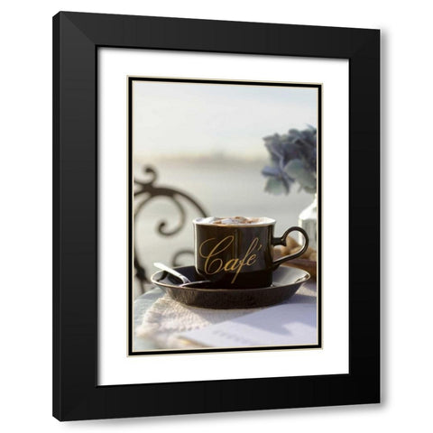 Dream Cafe Golden Gate Bridge - 85 Black Modern Wood Framed Art Print with Double Matting by Blaustein, Alan