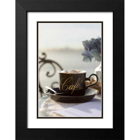 Dream Cafe Golden Gate Bridge - 85 Black Modern Wood Framed Art Print with Double Matting by Blaustein, Alan