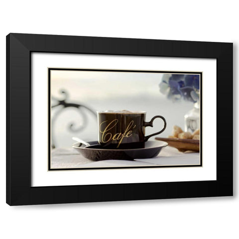 Dream Cafe Golden Gate Bridge - 86 Black Modern Wood Framed Art Print with Double Matting by Blaustein, Alan