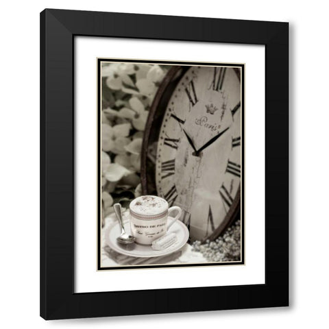 Dream Cafe Bistro De Paris - 41 Black Modern Wood Framed Art Print with Double Matting by Blaustein, Alan