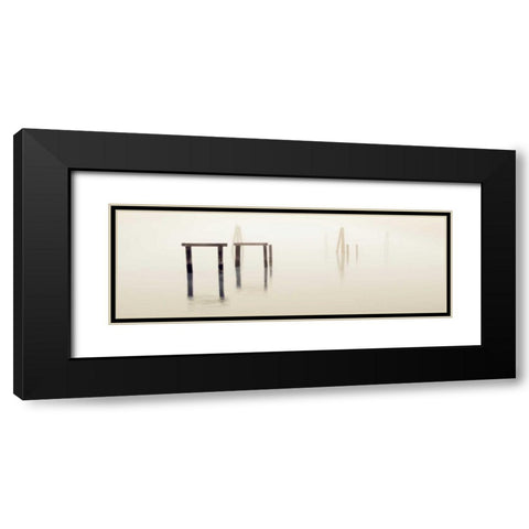 CaptainÃ¢â‚¬â„¢s Cove - 1 Black Modern Wood Framed Art Print with Double Matting by Blaustein, Alan