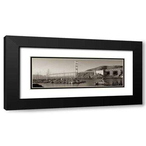 Golden Gate Bridge - 34 Black Modern Wood Framed Art Print with Double Matting by Blaustein, Alan