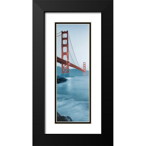 Golden Gate Bridge at Dawn (B) Black Modern Wood Framed Art Print with Double Matting by Blaustein, Alan