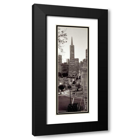 Transamerica Pano - 1 Black Modern Wood Framed Art Print with Double Matting by Blaustein, Alan