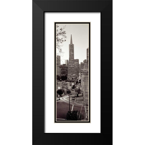 Transamerica Pano - 1 Black Modern Wood Framed Art Print with Double Matting by Blaustein, Alan