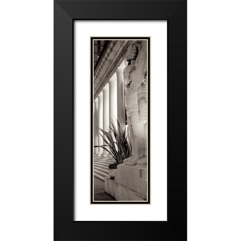 Stock Exchange Pano - 1 Black Modern Wood Framed Art Print with Double Matting by Blaustein, Alan