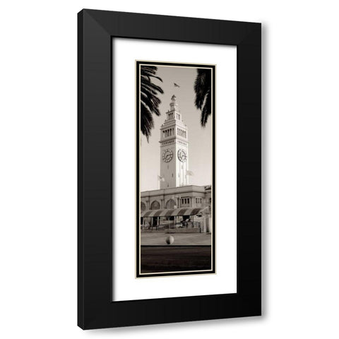 Ferry Blg Pano - 1 Black Modern Wood Framed Art Print with Double Matting by Blaustein, Alan