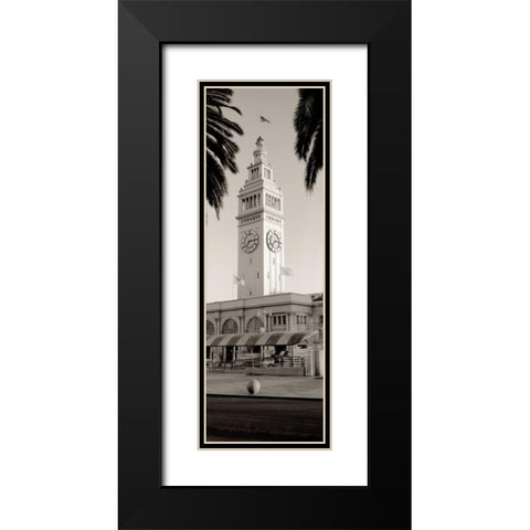 Ferry Blg Pano - 1 Black Modern Wood Framed Art Print with Double Matting by Blaustein, Alan