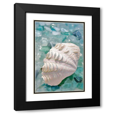 Crystal Harbor - 31 Black Modern Wood Framed Art Print with Double Matting by Blaustein, Alan