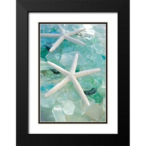 Crystal Harbor - 7 Black Modern Wood Framed Art Print with Double Matting by Blaustein, Alan