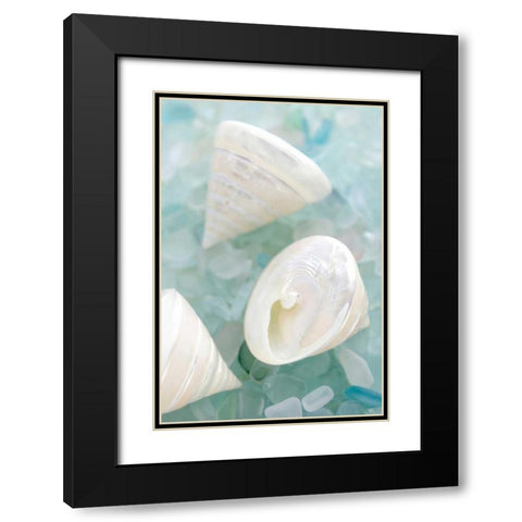 Crystal Harbor - 4 Black Modern Wood Framed Art Print with Double Matting by Blaustein, Alan