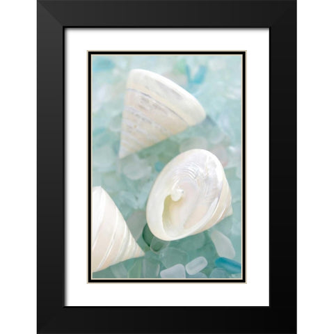 Crystal Harbor - 4 Black Modern Wood Framed Art Print with Double Matting by Blaustein, Alan