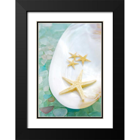 Crystal Harbor - 3 Black Modern Wood Framed Art Print with Double Matting by Blaustein, Alan