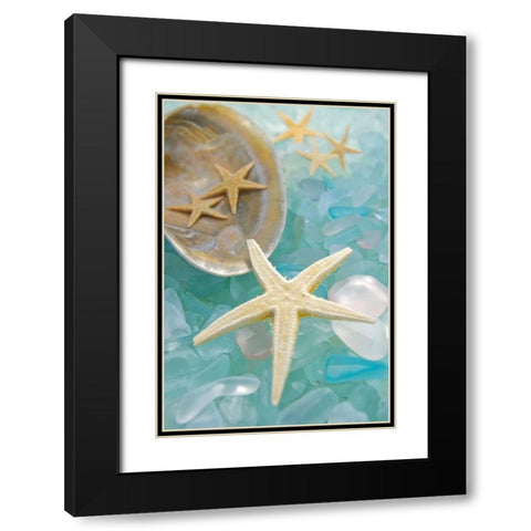Crystal Harbor - 2 Black Modern Wood Framed Art Print with Double Matting by Blaustein, Alan