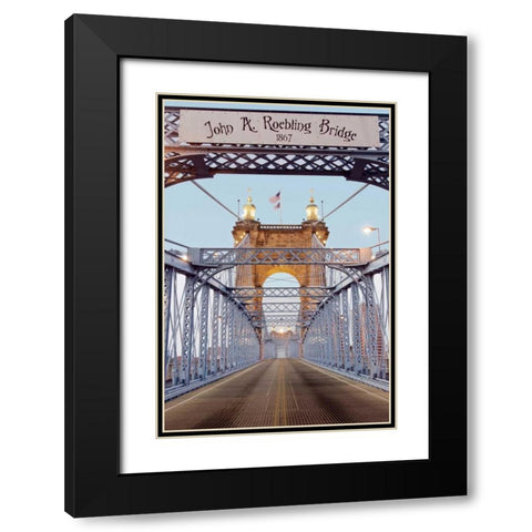 Spirit Black Modern Wood Framed Art Print with Double Matting by Blaustein, Alan