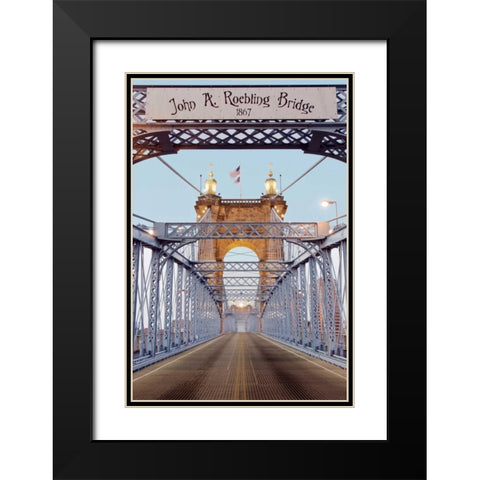 Spirit Black Modern Wood Framed Art Print with Double Matting by Blaustein, Alan