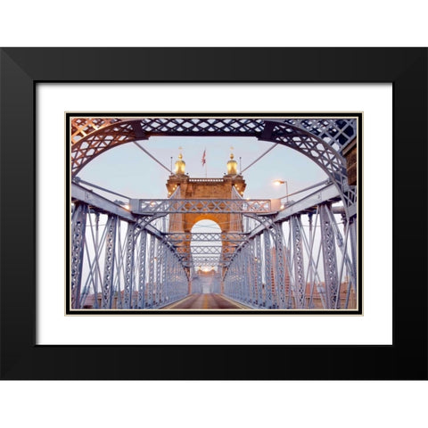 untitled Black Modern Wood Framed Art Print with Double Matting by Blaustein, Alan