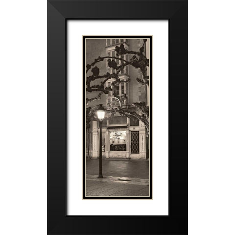 Pasteleria Espana Black Modern Wood Framed Art Print with Double Matting by Blaustein, Alan