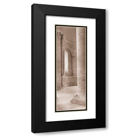 Les Colonnes I Black Modern Wood Framed Art Print with Double Matting by Blaustein, Alan