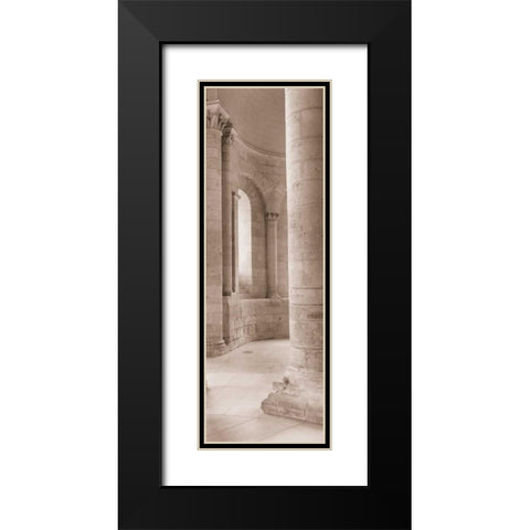 Les Colonnes I Black Modern Wood Framed Art Print with Double Matting by Blaustein, Alan
