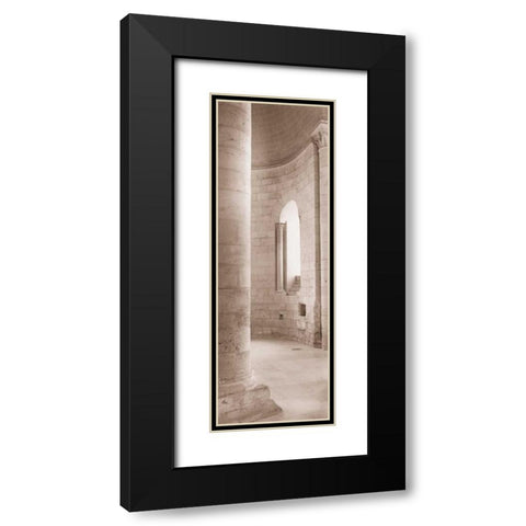Les Colonnes III Black Modern Wood Framed Art Print with Double Matting by Blaustein, Alan