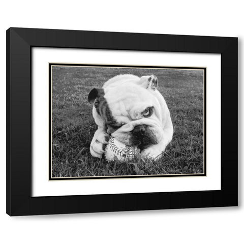 Obsess Black Modern Wood Framed Art Print with Double Matting by Beals, Sharon