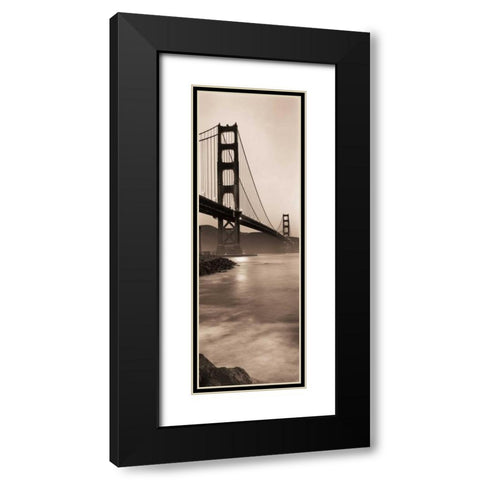 Golden Gate Bridge I Black Modern Wood Framed Art Print with Double Matting by Blaustein, Alan