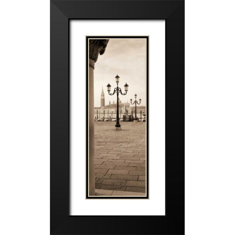 Piazza San Marco No. 1 Black Modern Wood Framed Art Print with Double Matting by Blaustein, Alan