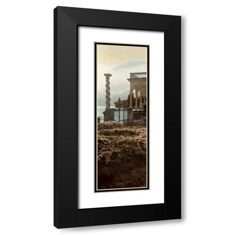Portico Vista Black Modern Wood Framed Art Print with Double Matting by Blaustein, Alan