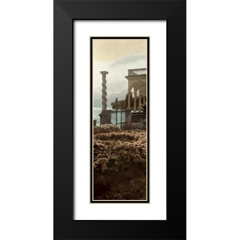 Portico Vista Black Modern Wood Framed Art Print with Double Matting by Blaustein, Alan