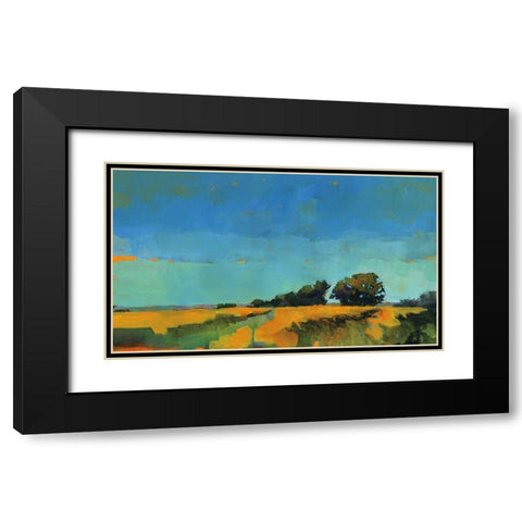 Oblique Illumination Black Modern Wood Framed Art Print with Double Matting by Bailey, Paul