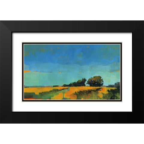 Oblique Illumination Black Modern Wood Framed Art Print with Double Matting by Bailey, Paul