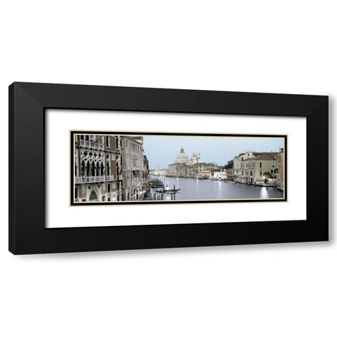 Evening on the Grand Canal Black Modern Wood Framed Art Print with Double Matting by Blaustein, Alan