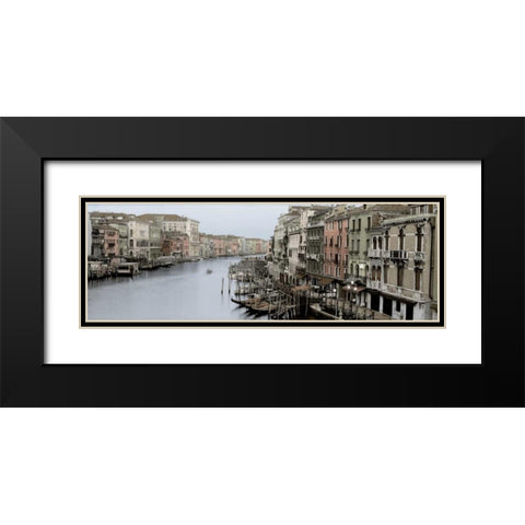 Morning on the Grand Canal Black Modern Wood Framed Art Print with Double Matting by Blaustein, Alan