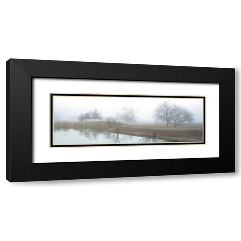 Lakeside Trail Black Modern Wood Framed Art Print with Double Matting by Blaustein, Alan