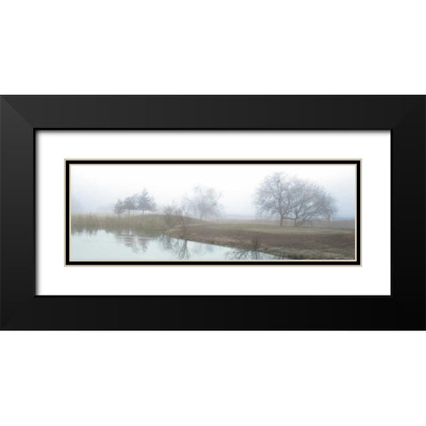 Lakeside Trail Black Modern Wood Framed Art Print with Double Matting by Blaustein, Alan