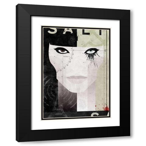 Salt Black Modern Wood Framed Art Print with Double Matting by Beer, Hannes