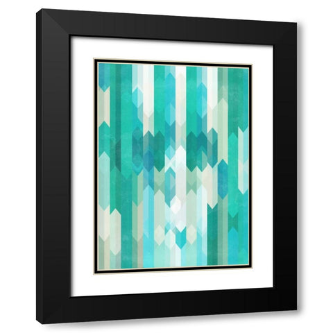 Skull Experiment I Black Modern Wood Framed Art Print with Double Matting by Beer, Hannes