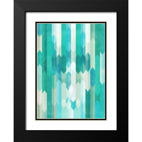 Skull Experiment I Black Modern Wood Framed Art Print with Double Matting by Beer, Hannes