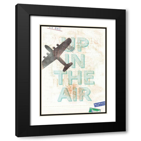 Up in the Air Black Modern Wood Framed Art Print with Double Matting by Beer, Hannes