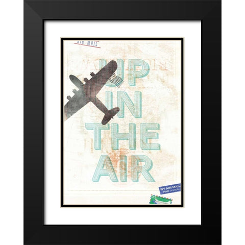 Up in the Air Black Modern Wood Framed Art Print with Double Matting by Beer, Hannes