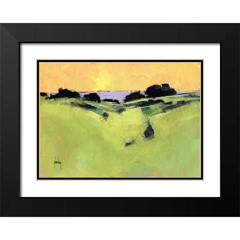 Daybreak Black Modern Wood Framed Art Print with Double Matting by Bailey, Paul
