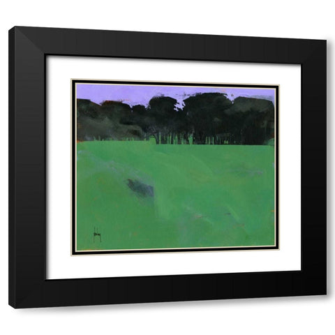 Dark Grove Black Modern Wood Framed Art Print with Double Matting by Bailey, Paul