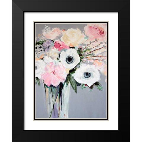 Sweetie Pie Black Modern Wood Framed Art Print with Double Matting by Brewer, Jacqueline