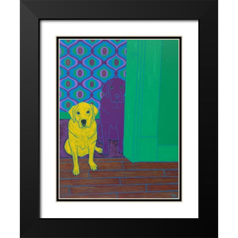 Some of My Favorite People Black Modern Wood Framed Art Print with Double Matting by Bond, Angela