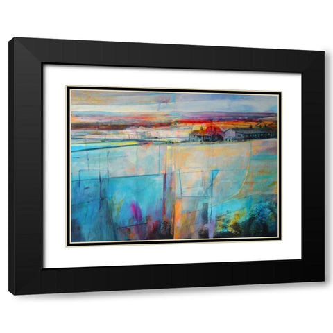 Soft Morning Light Black Modern Wood Framed Art Print with Double Matting by Boyce, Kate
