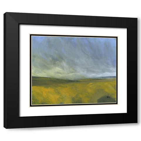Open Moor Black Modern Wood Framed Art Print with Double Matting by Bailey, Paul