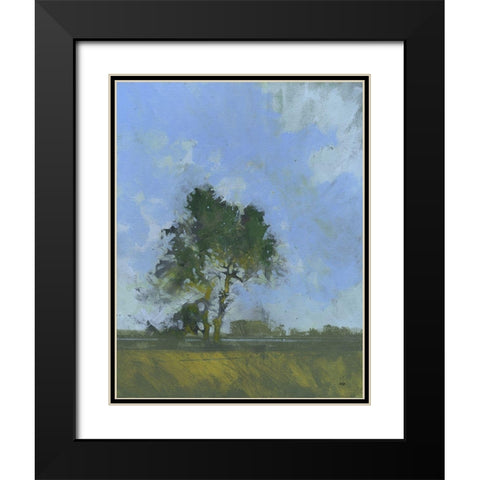 Sandlings Dawn Black Modern Wood Framed Art Print with Double Matting by Bailey, Paul